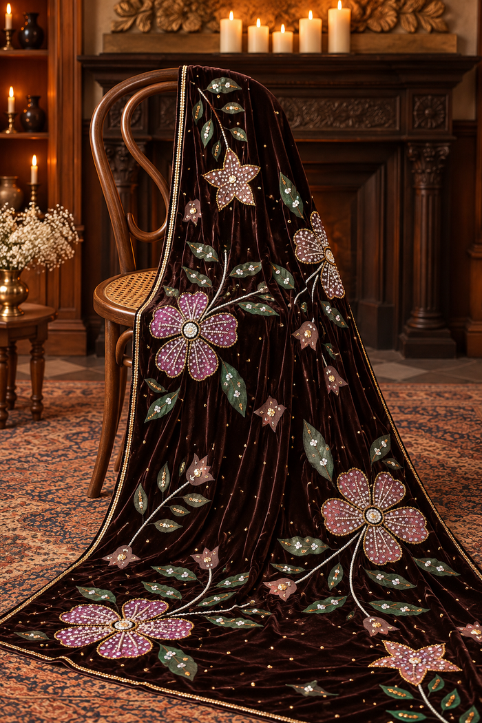 Aleira Brown Shawl