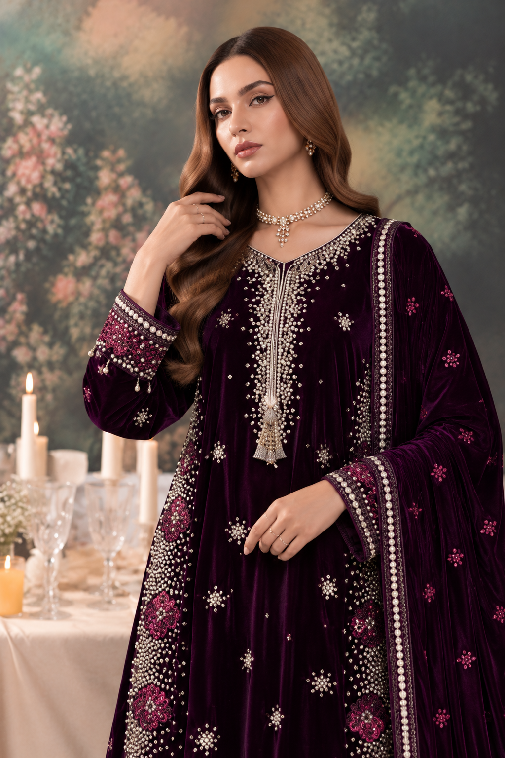 Jazmin Plum Velvet