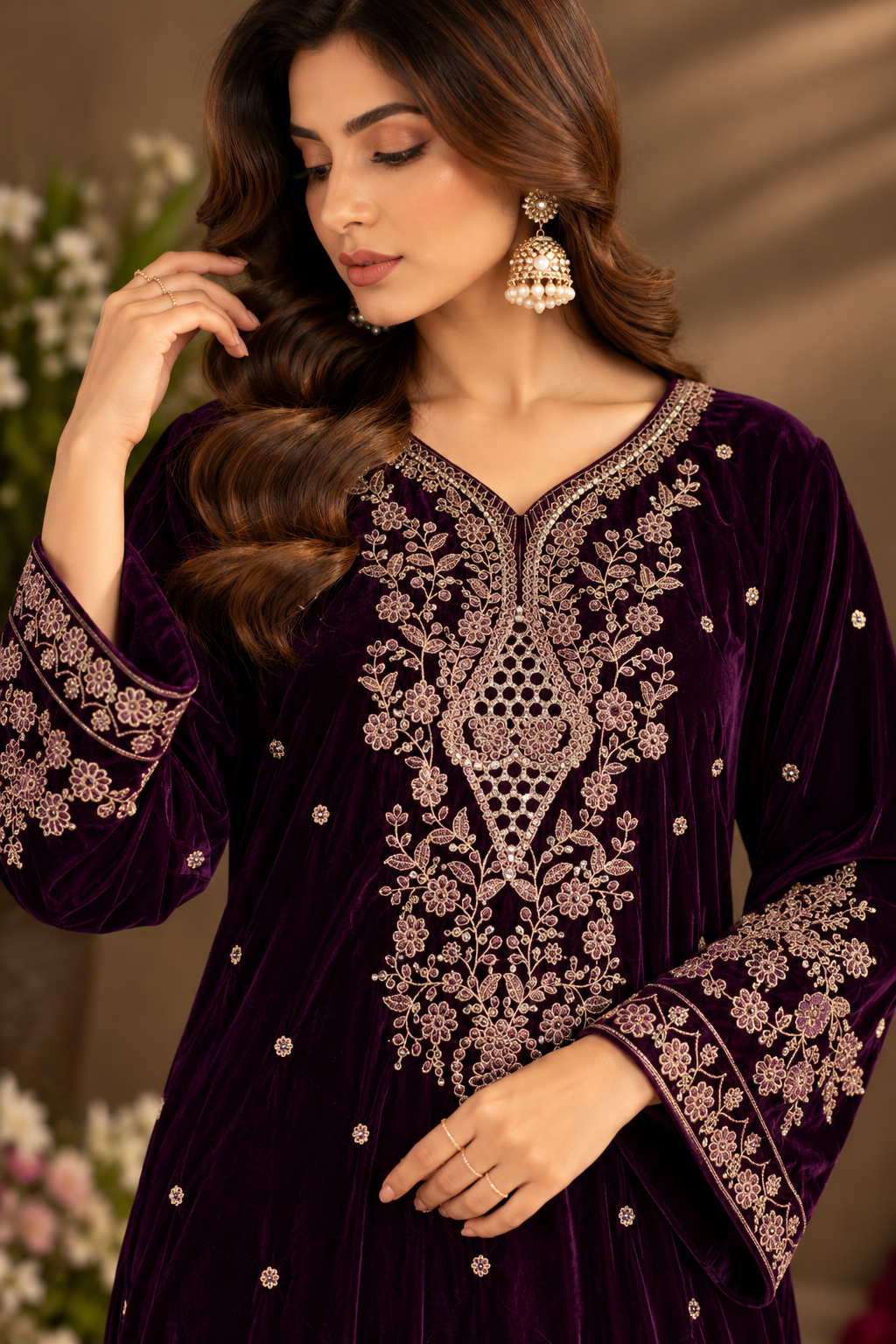 Mehrang Plum Velvet
