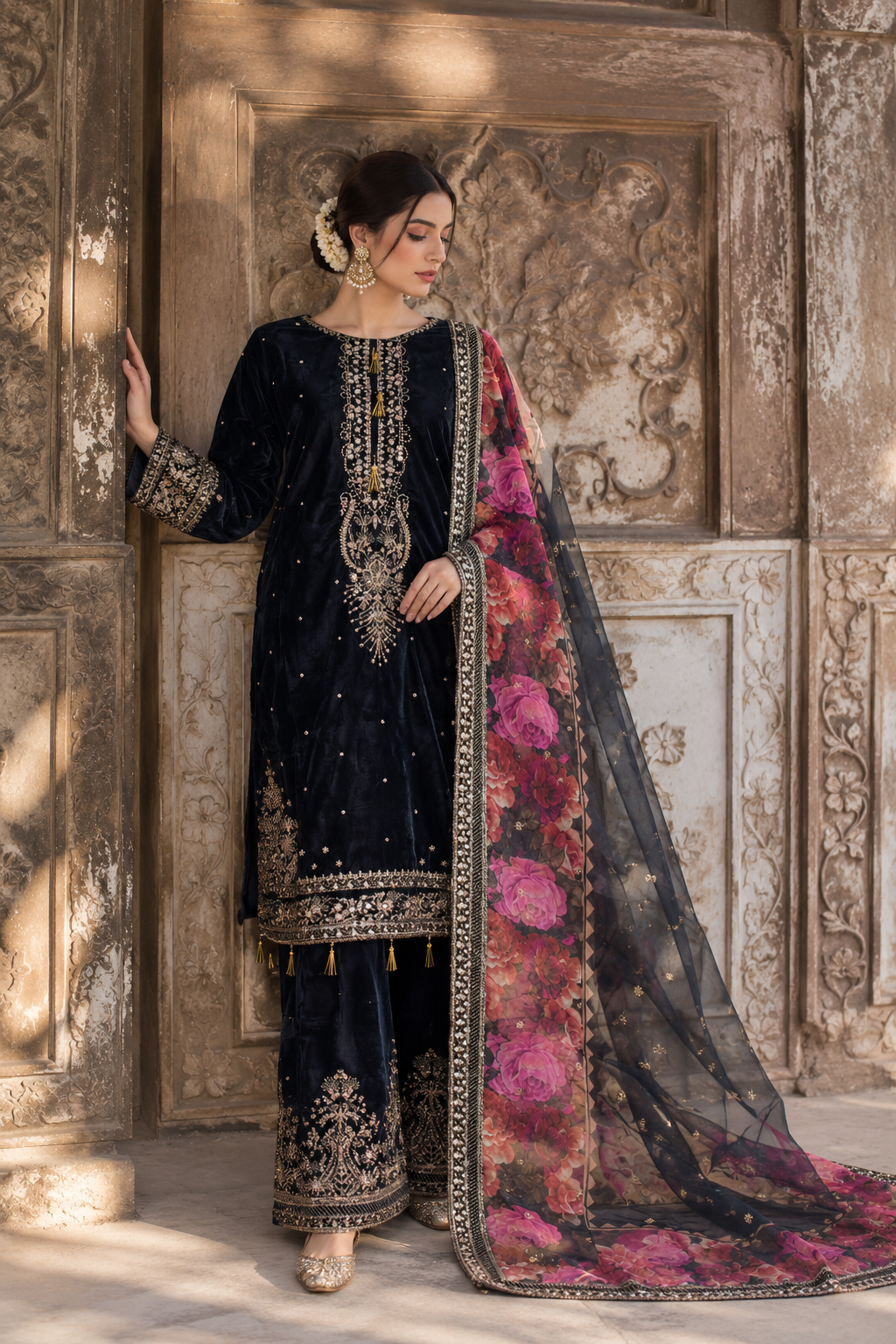 Zarafsha Black Velvet