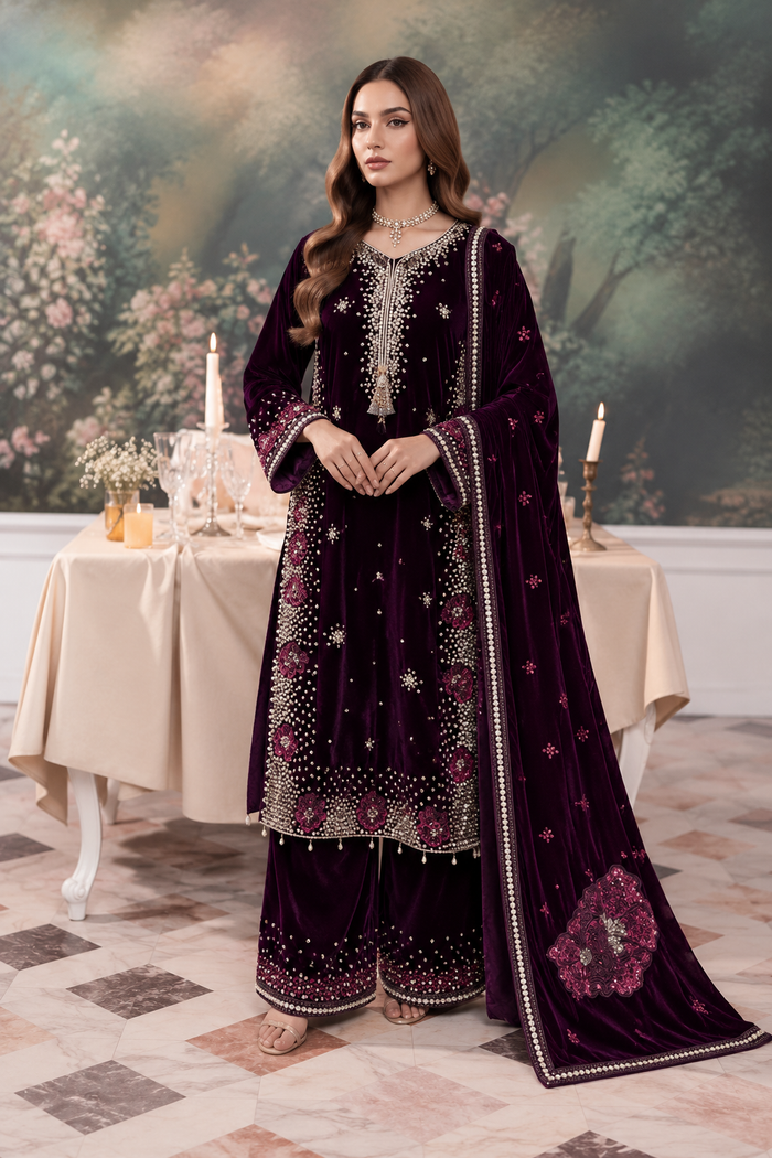 Jazmin Plum Velvet