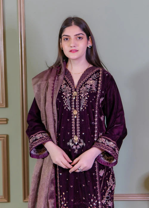 Roshana Plum Velvetine