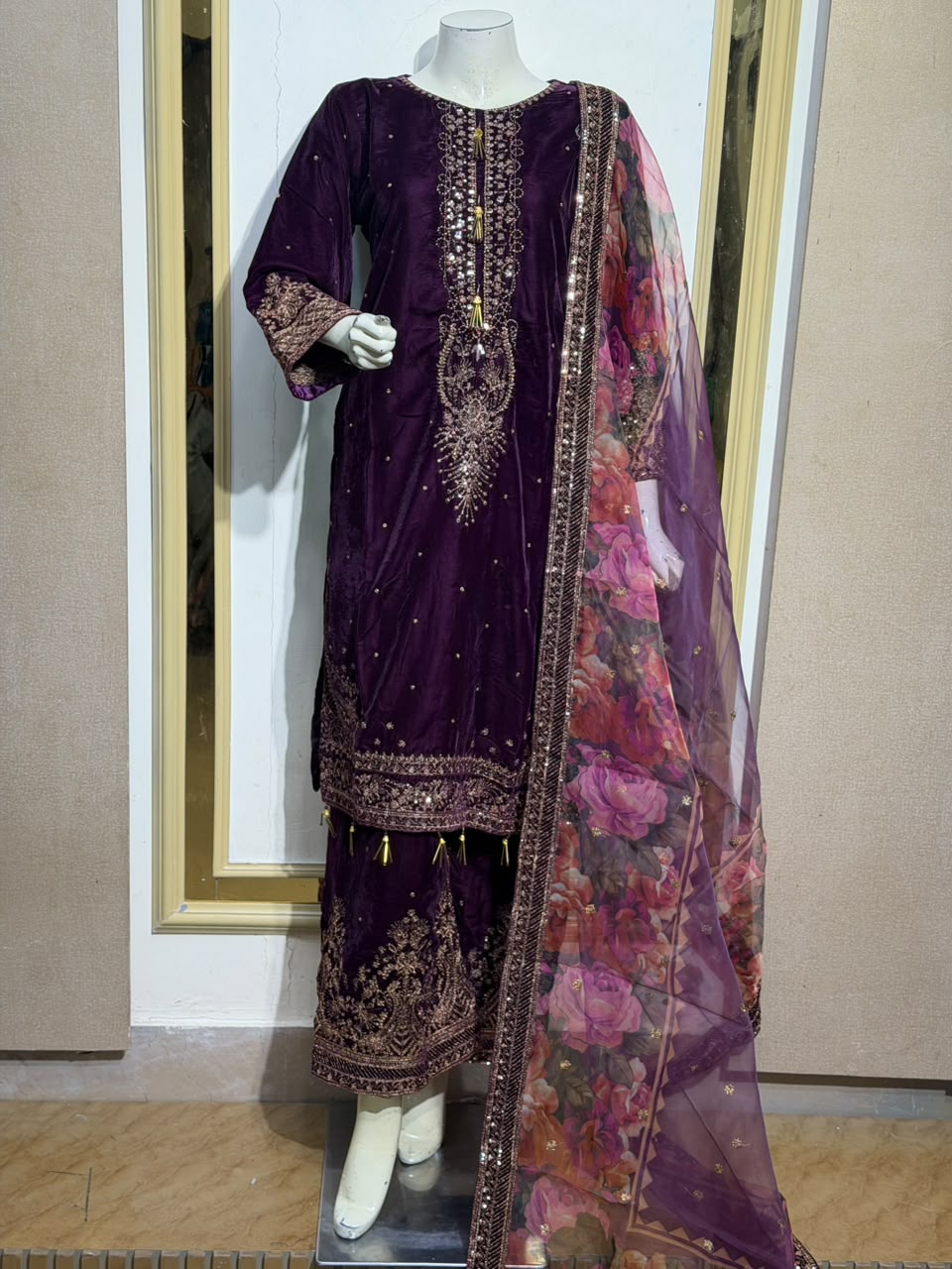 Zarafsha Plum Velvet
