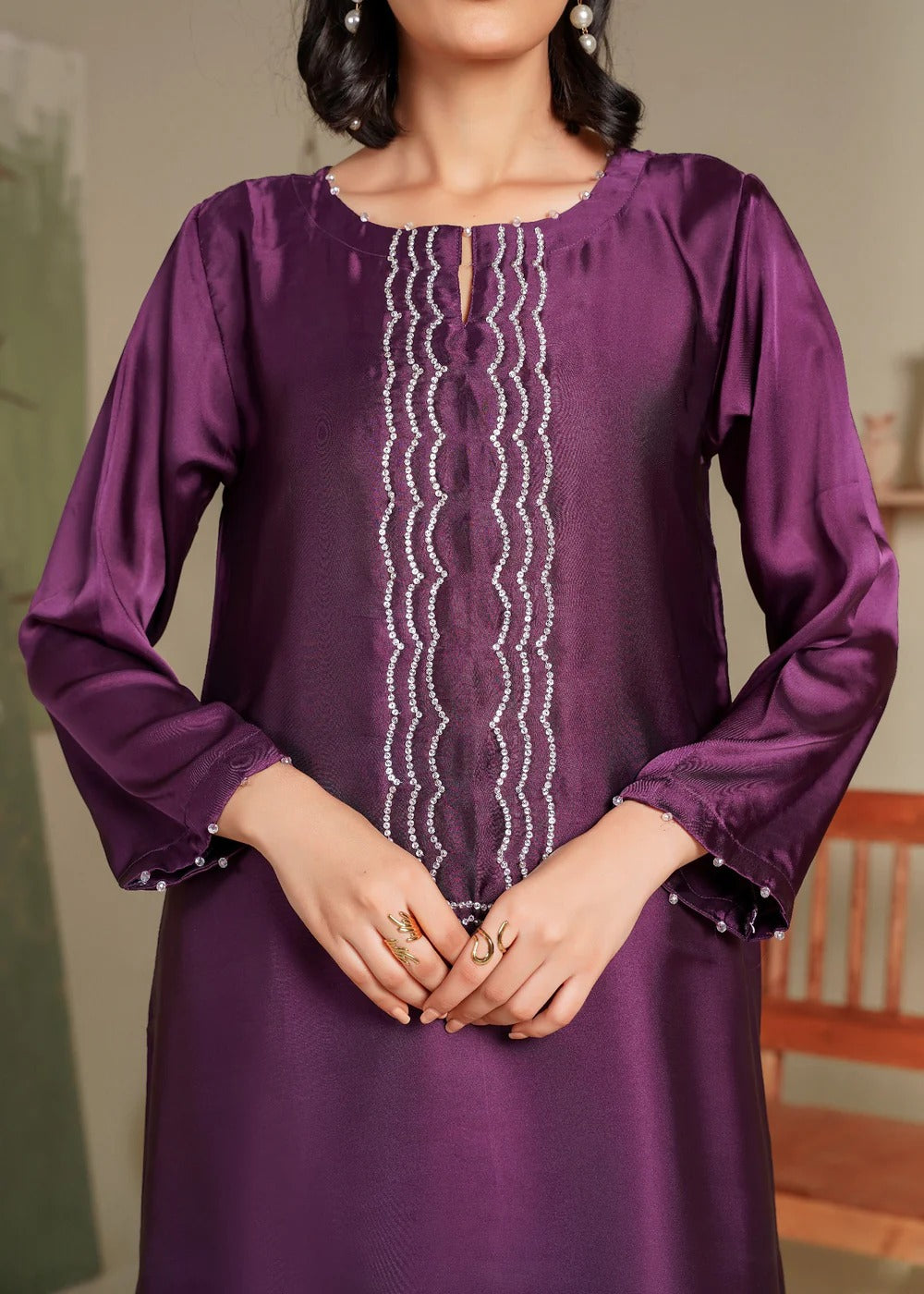 Hania Silken Plum