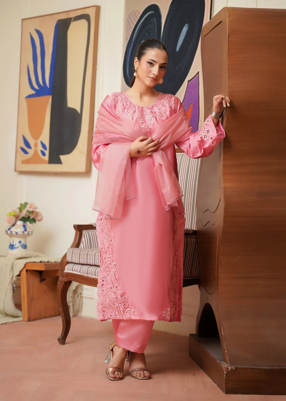 Mahenoor pastel Pink