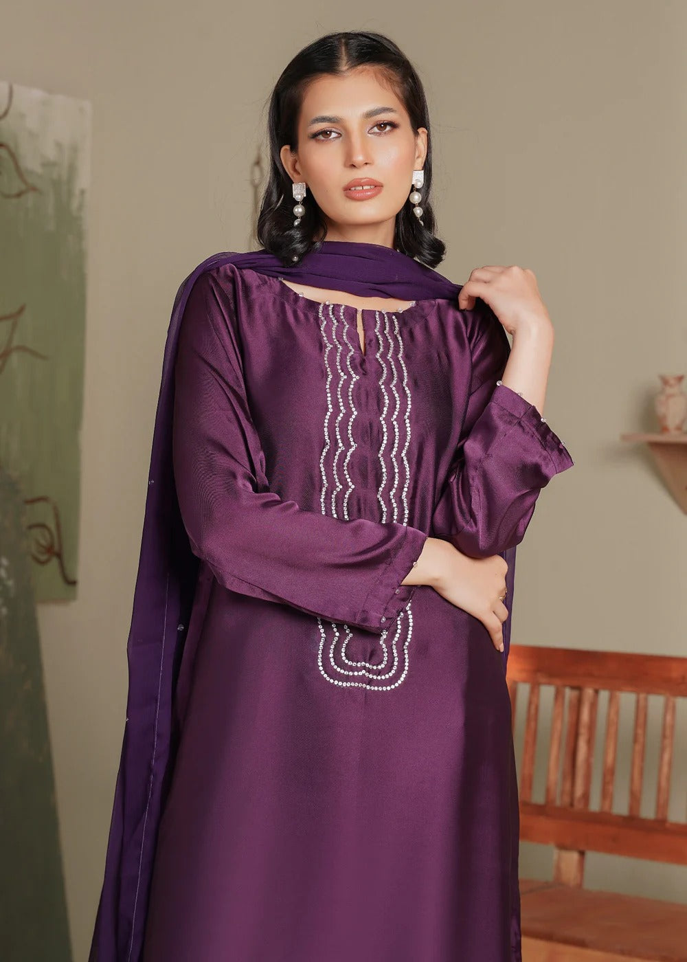 Hania Silken Plum