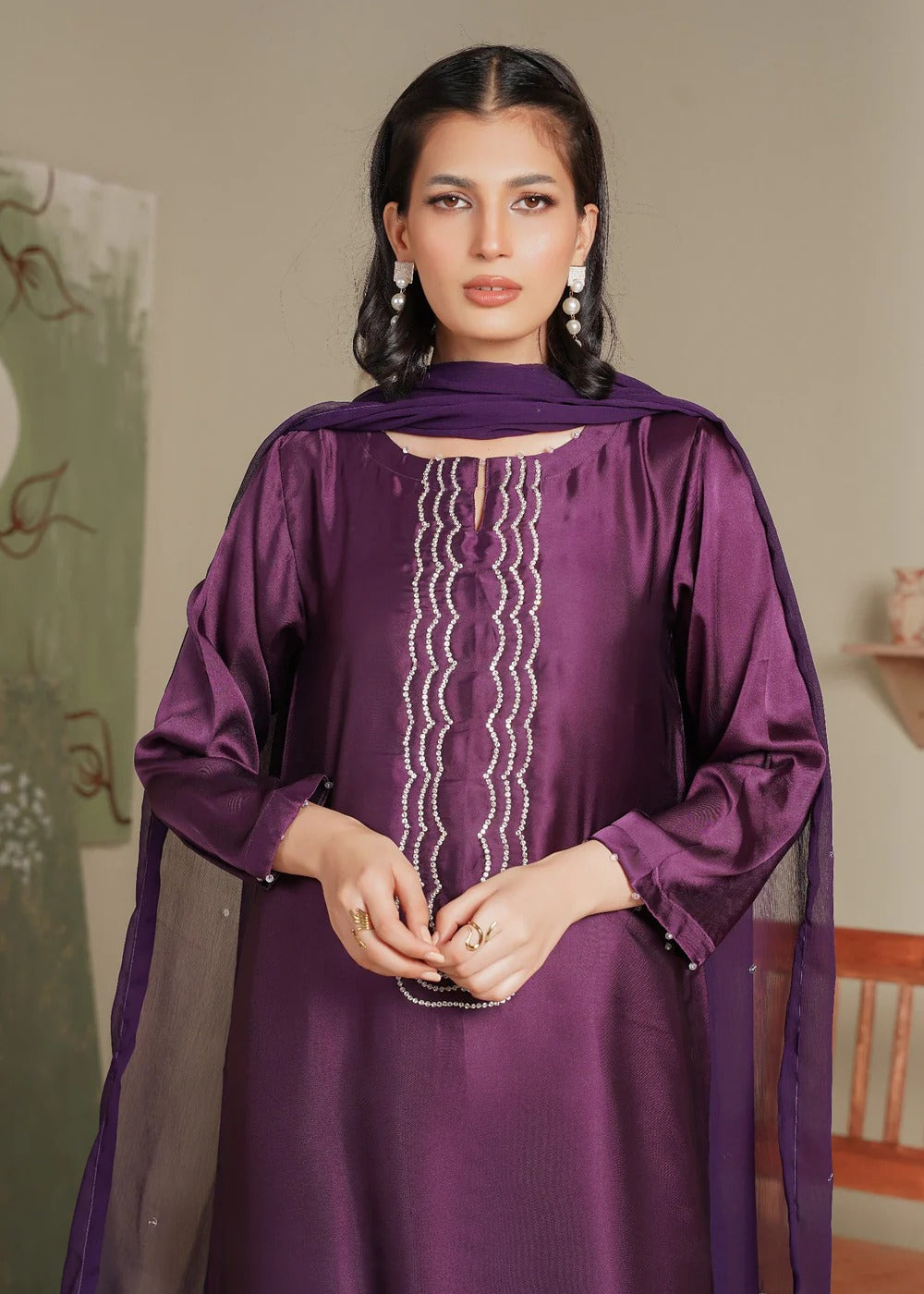 Hania Silken Plum