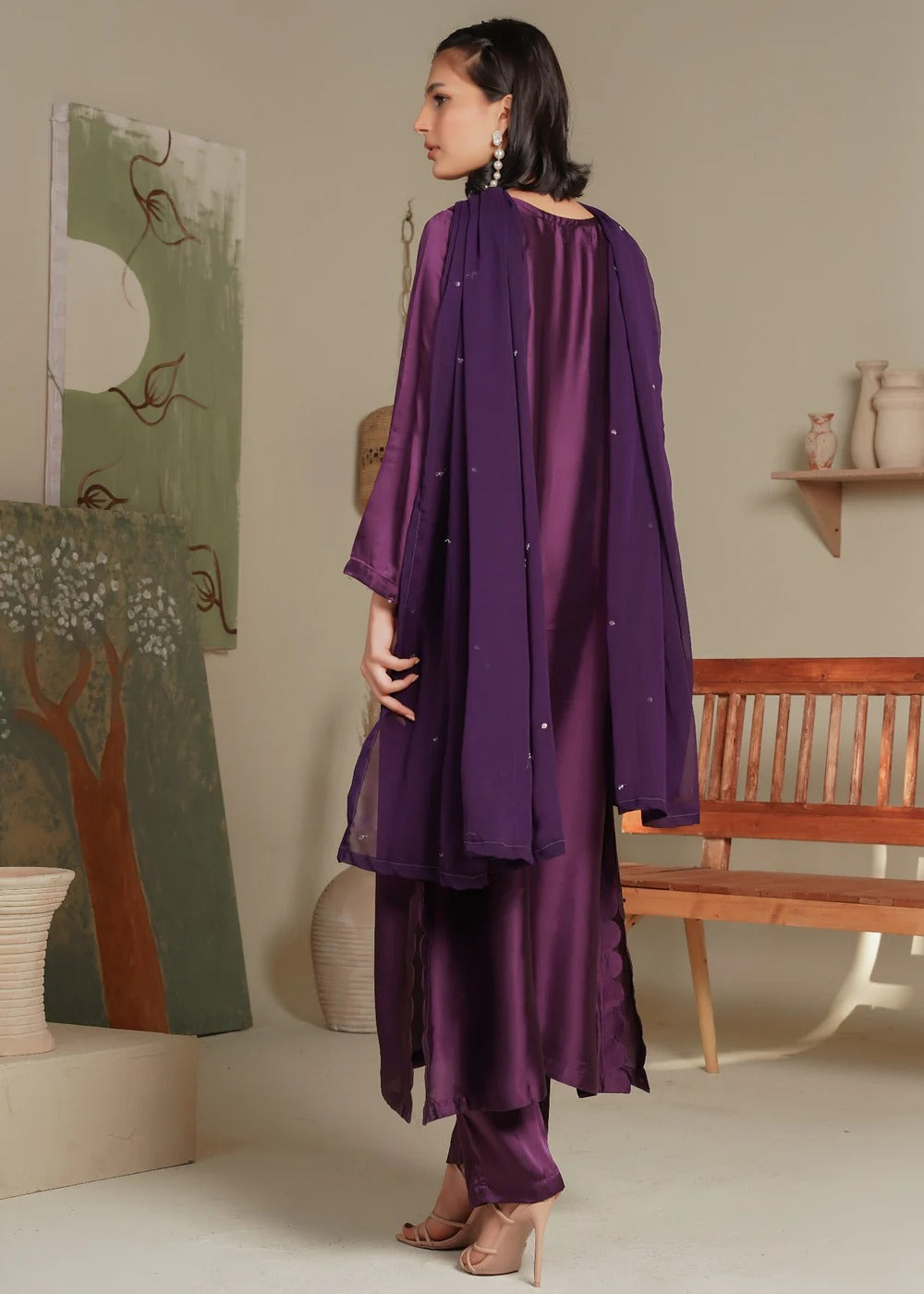 Hania Silken Plum